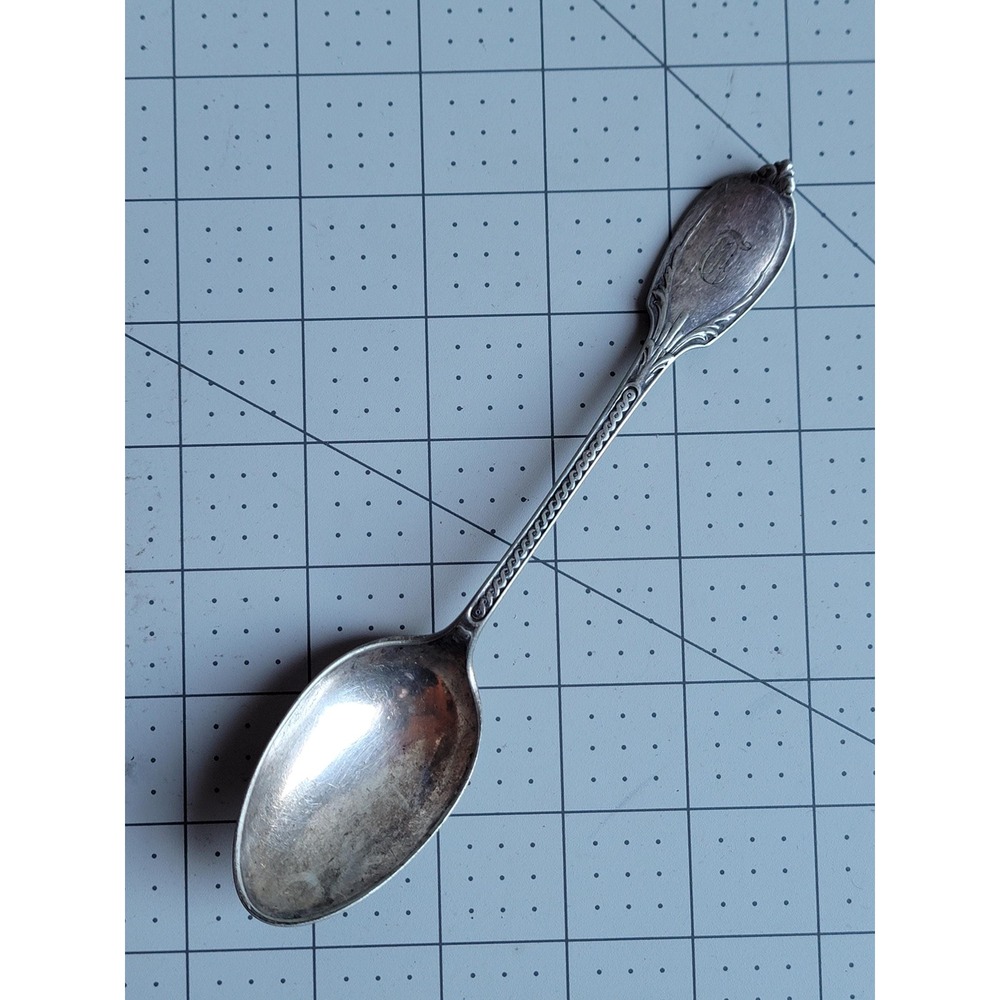 Gorham Co. Large Spoon Roman Collection 1866 With Initial T Silver Plate